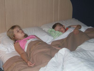 At the hotel
