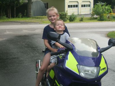 Hayley and Braydon on Motorcycle
Hayley and Braydon on Motorcycle
Keywords: Hayley and Braydon on Motorcycle