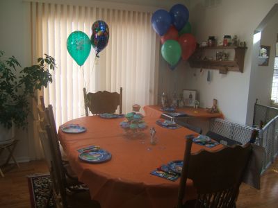Bradyon's Birthday Party Before
Buzz Lightyear, to infinity and beyond!!!!
