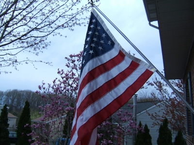 Our new huge flag
